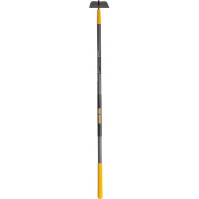 Forged Garden Hoe with Cushion End Grip on Fiberglass Handle   565167517